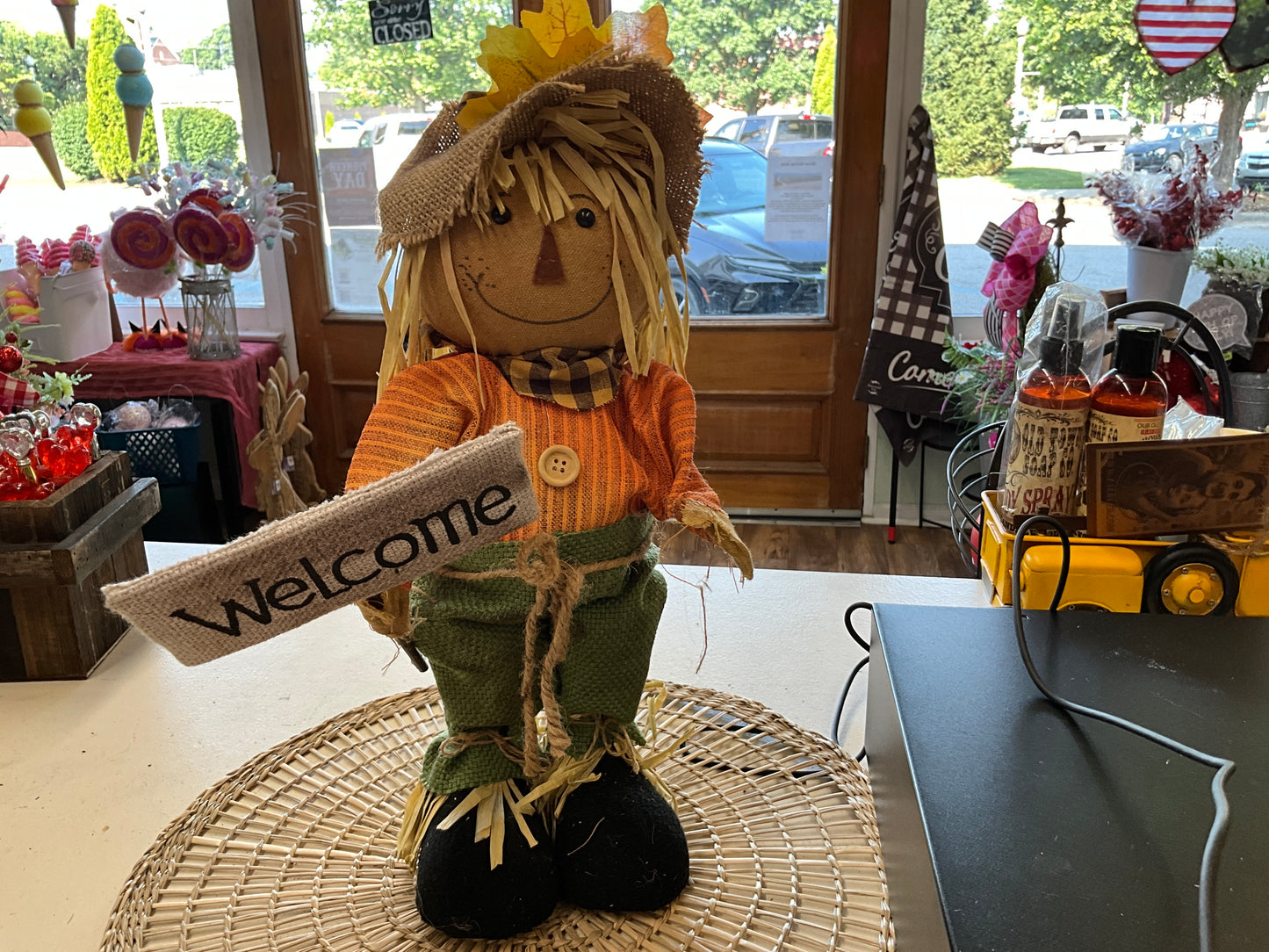 standing fall scarecrow
