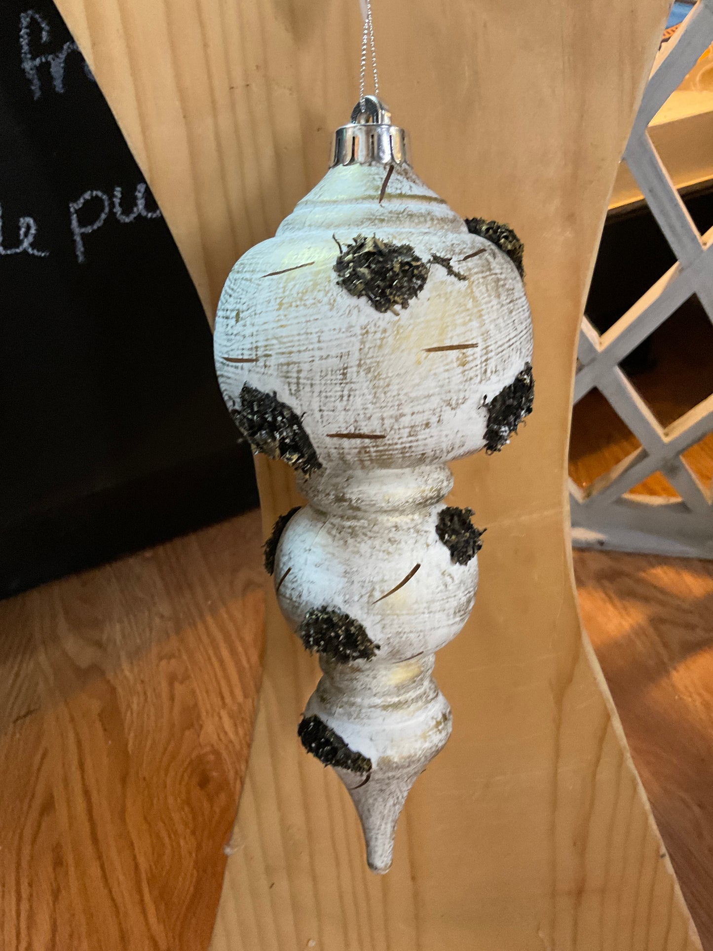 Birch look ornament - CancreekDesigns