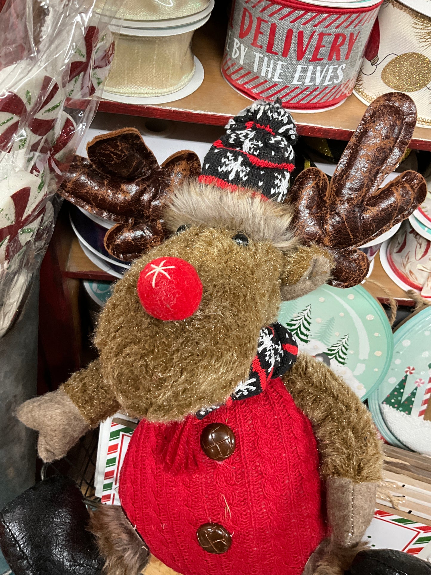 Plush Santa/reindeer assortment - CancreekDesigns