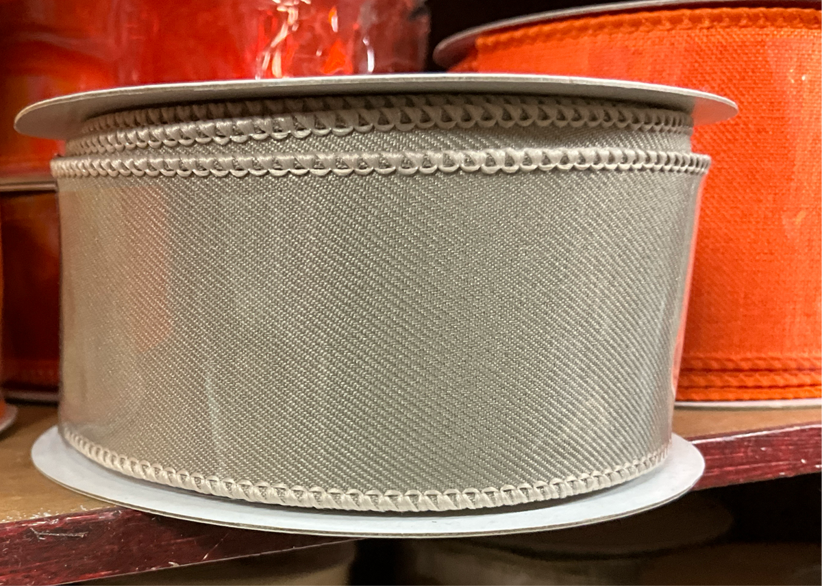 Taupe Ribbon 1.5” x 10”YDS - CancreekDesigns