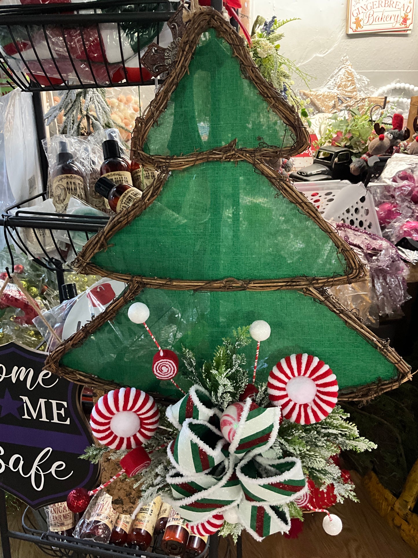 Christmas Tree Door Hanger - CancreekDesigns