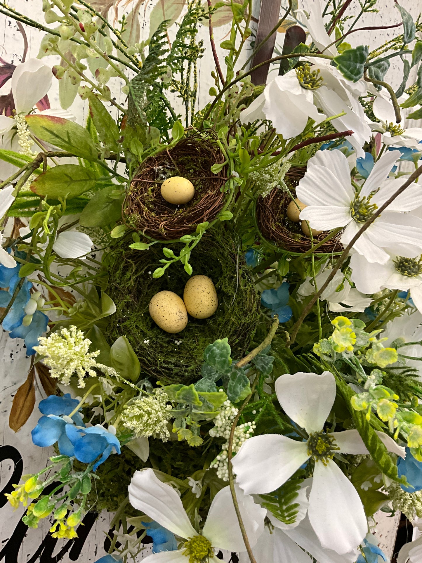 Spring Basket Door Hanger - CancreekDesigns