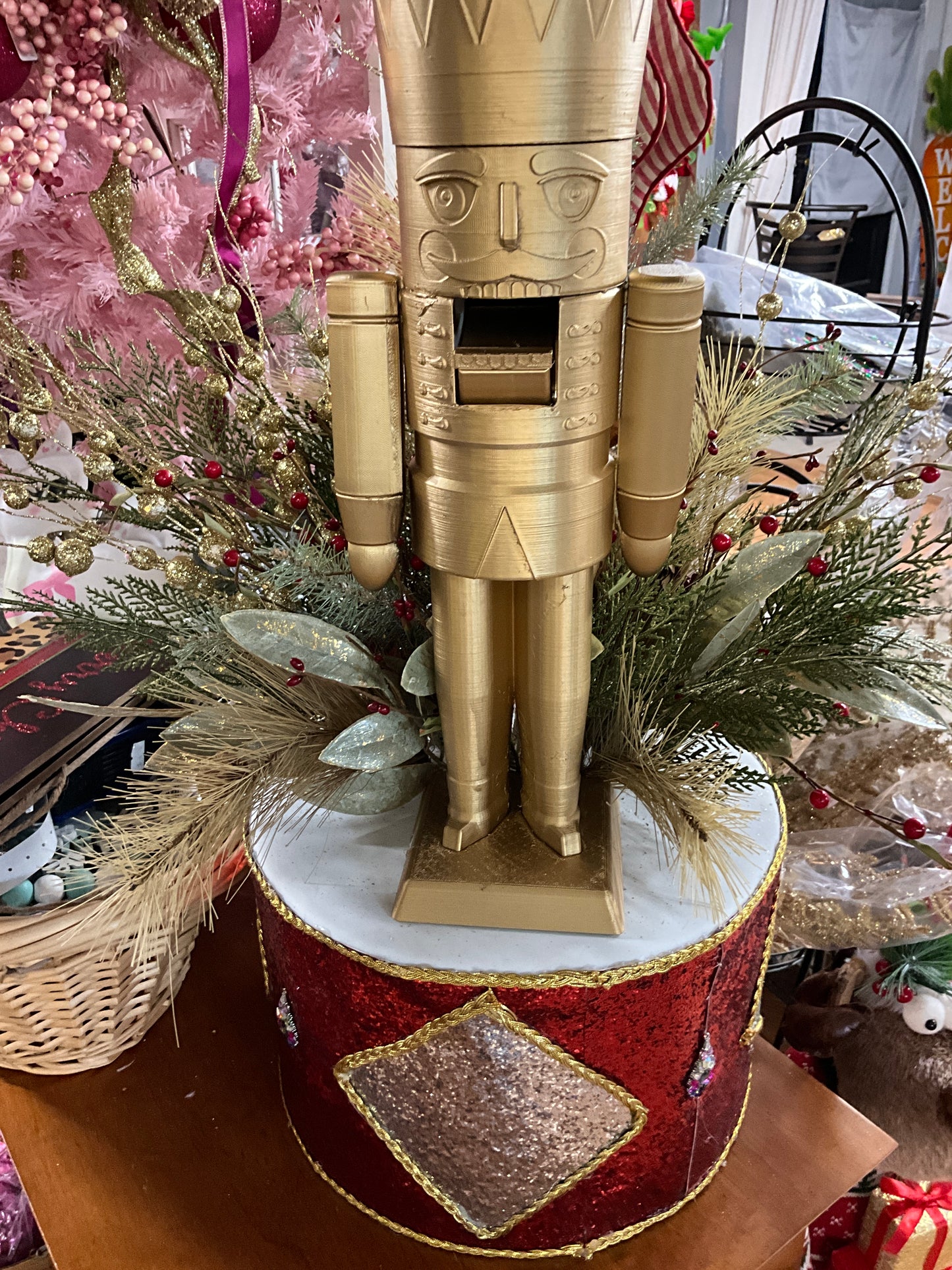 Nutcracker Drum Custom Centerpiece - CancreekDesigns