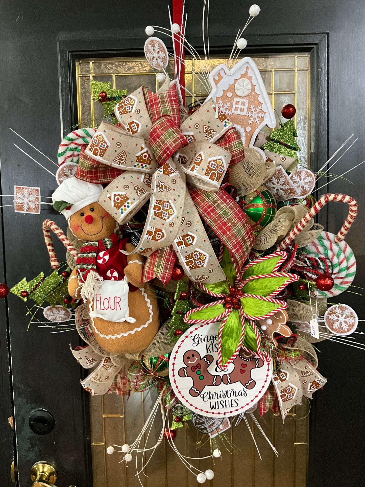 Gingerbread Custom Wreath - CancreekDesigns