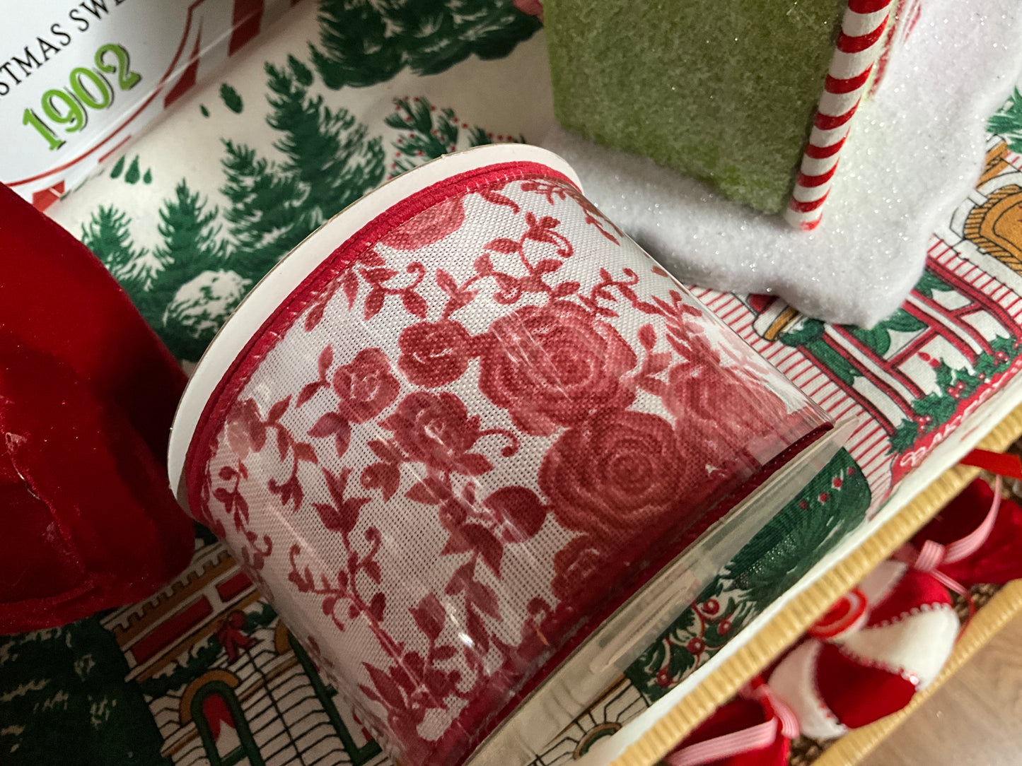 Red Rose 2.5 x 10 YD - CancreekDesigns