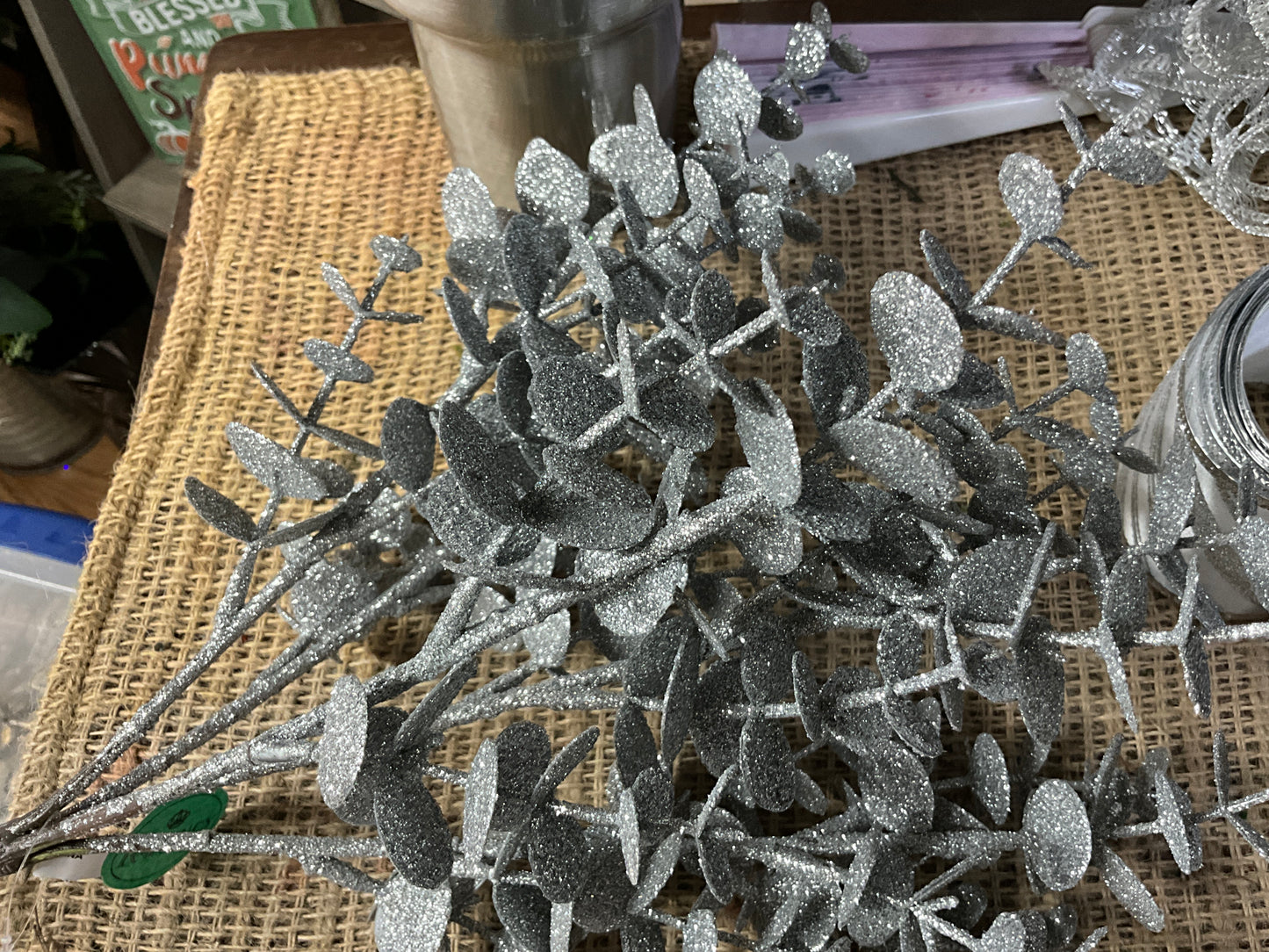 Metallic Eucalyptus Bush - CancreekDesigns