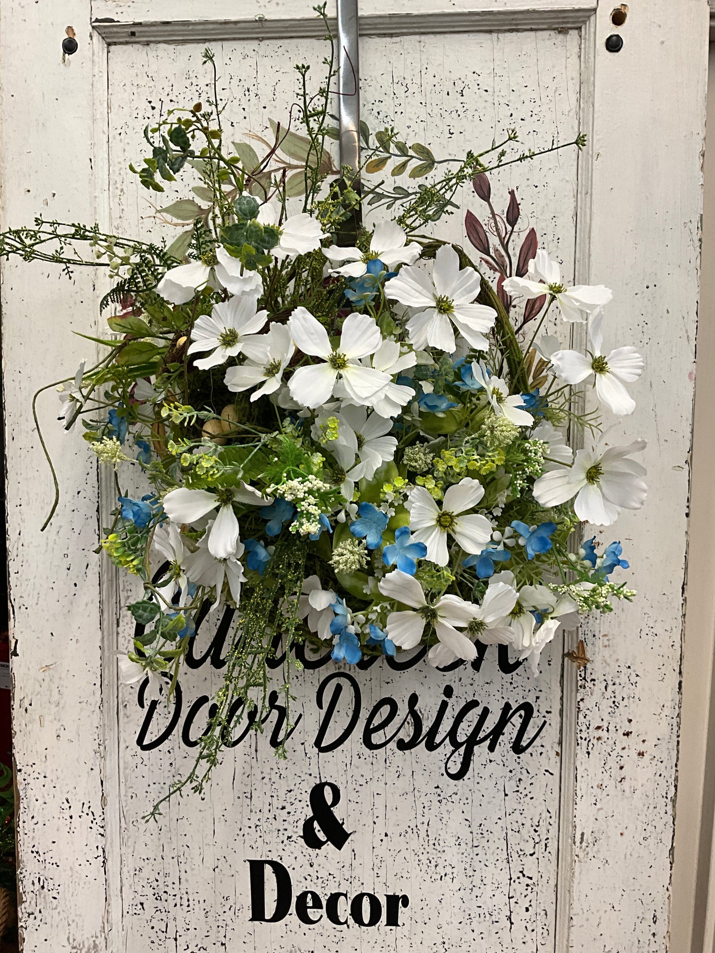 Spring Basket Door Hanger - CancreekDesigns