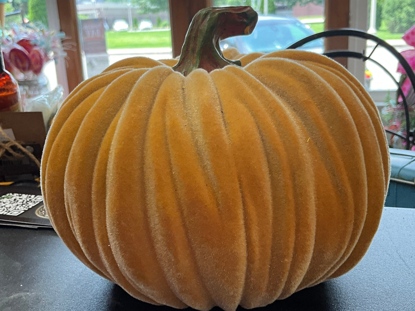 LG velvet pumpkin orange