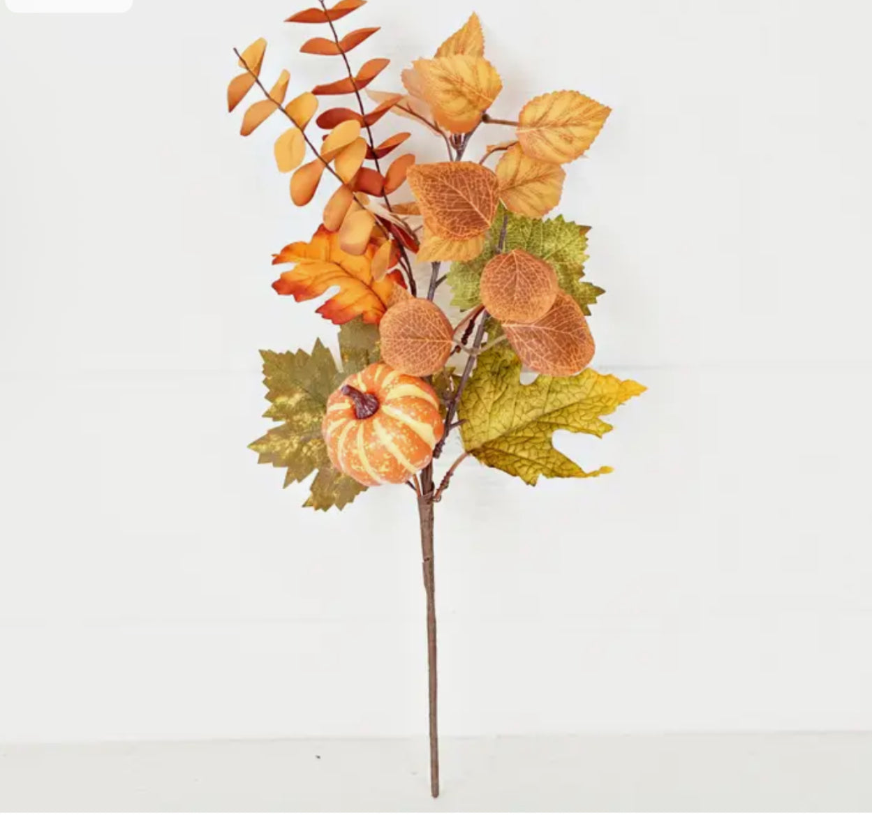 16” fall mix pumpkin garden pick