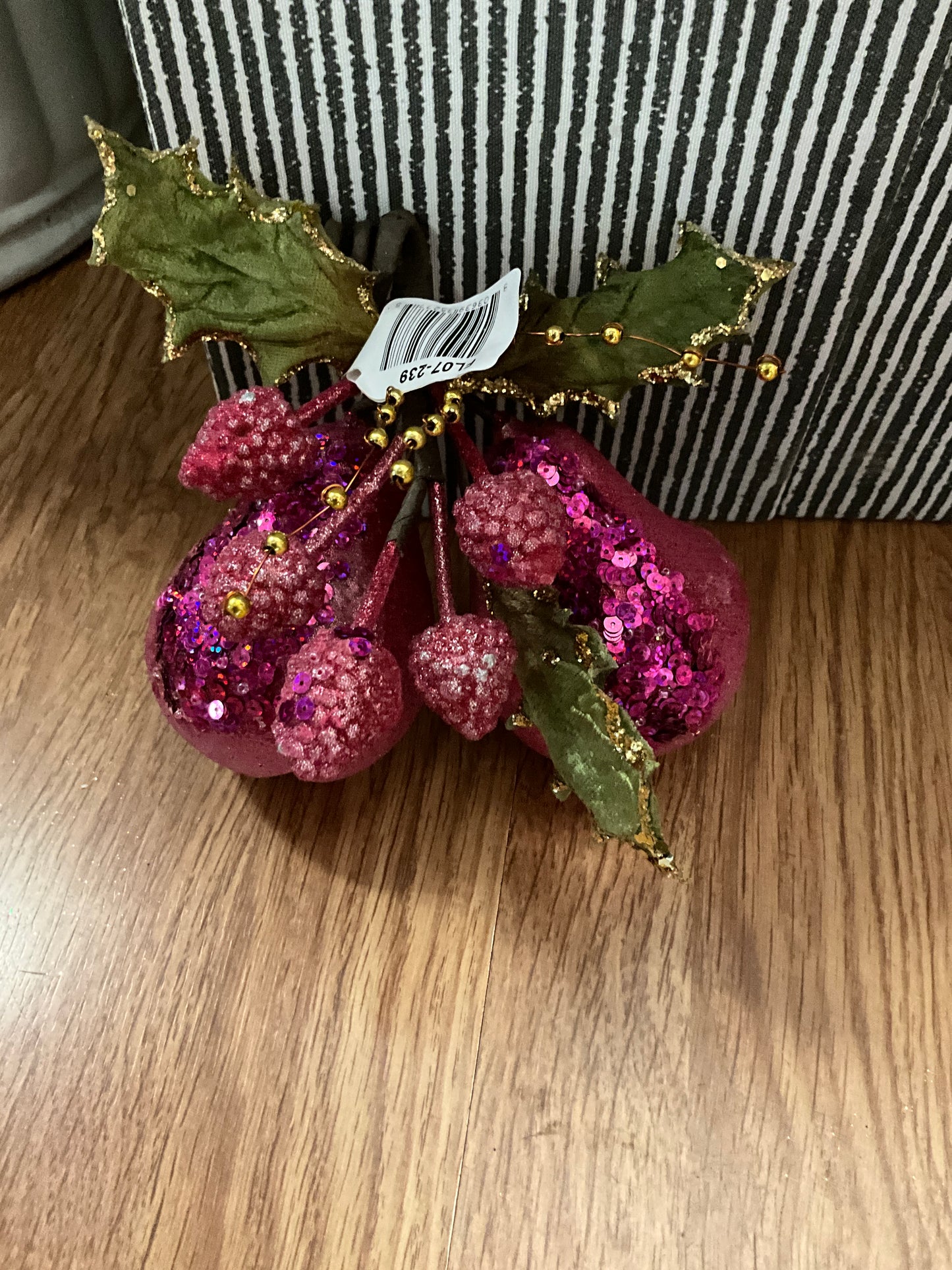 Sequined Encrusted Fruit - CancreekDesigns