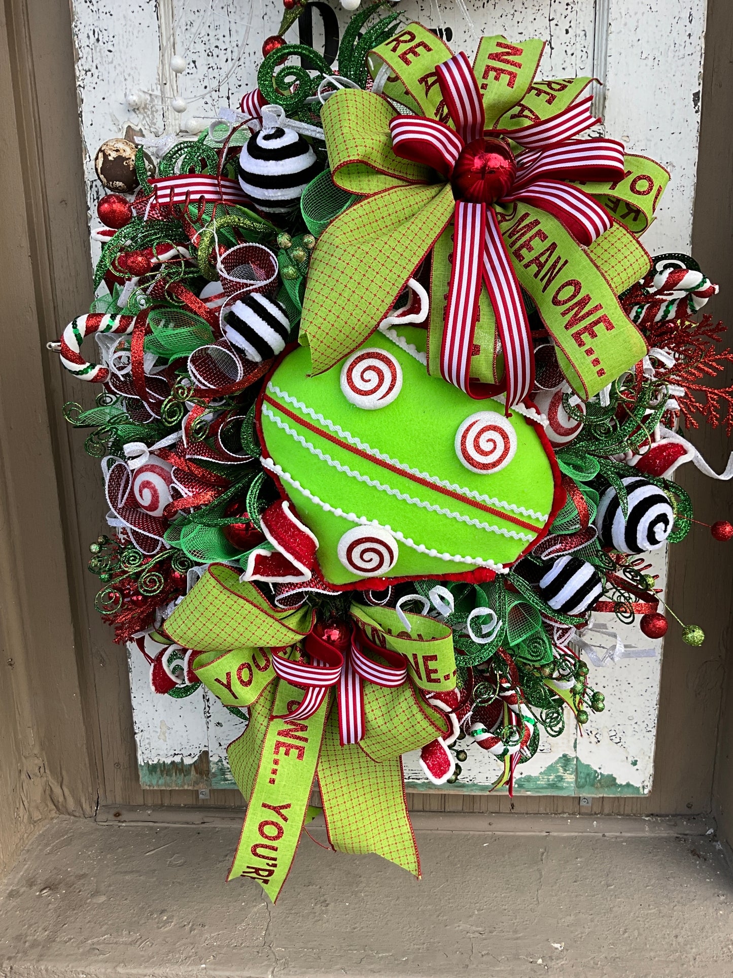 Green and Red Wreath - CancreekDesigns