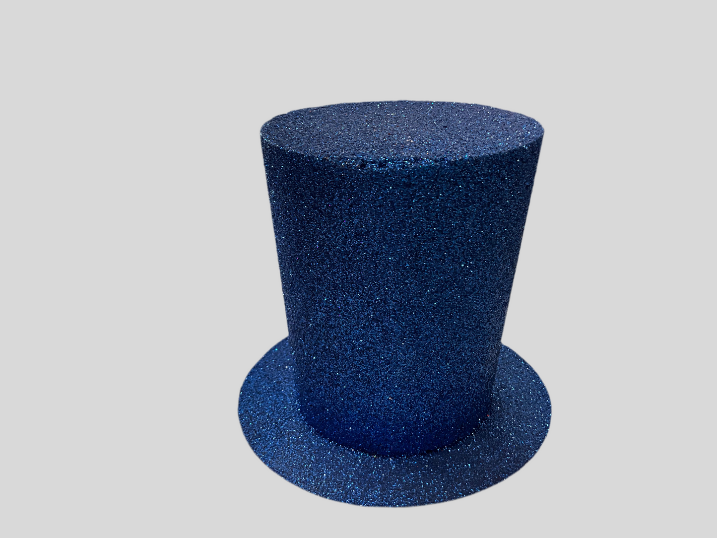 Blue Glitter Top Hat