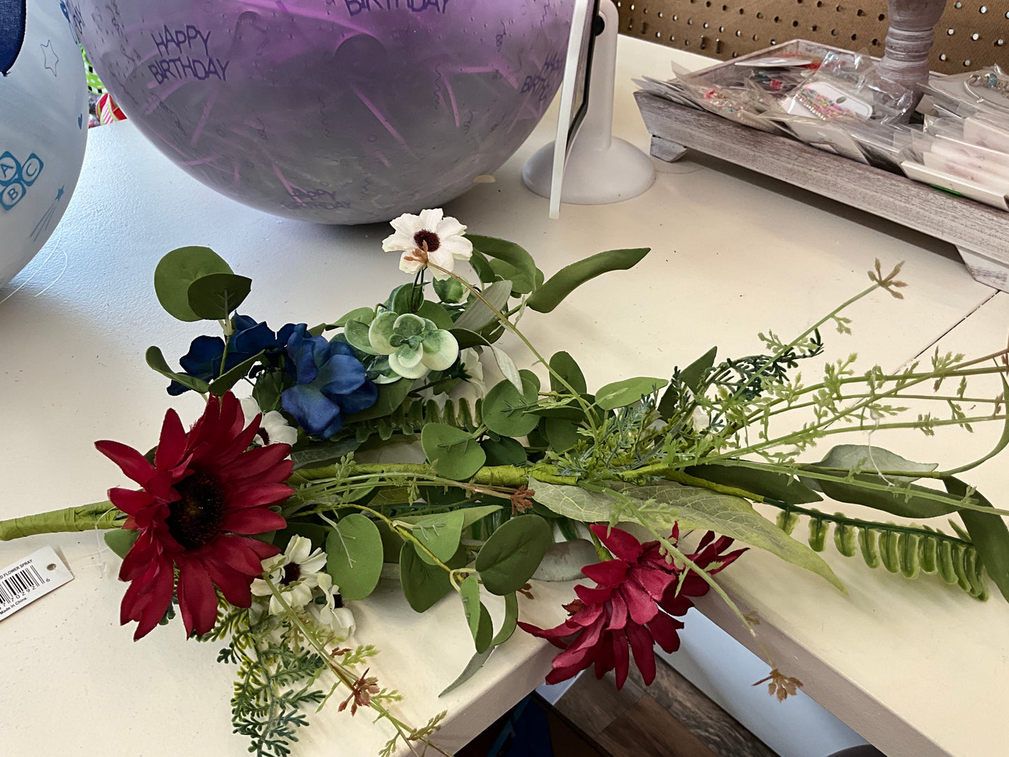 29” Mixed Flower Spray