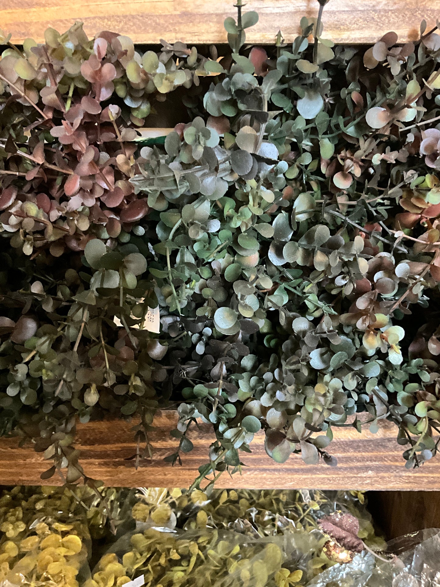 BOXWOOD BUNCH, 14 IN, YELLOW, BROWN - CancreekDesigns