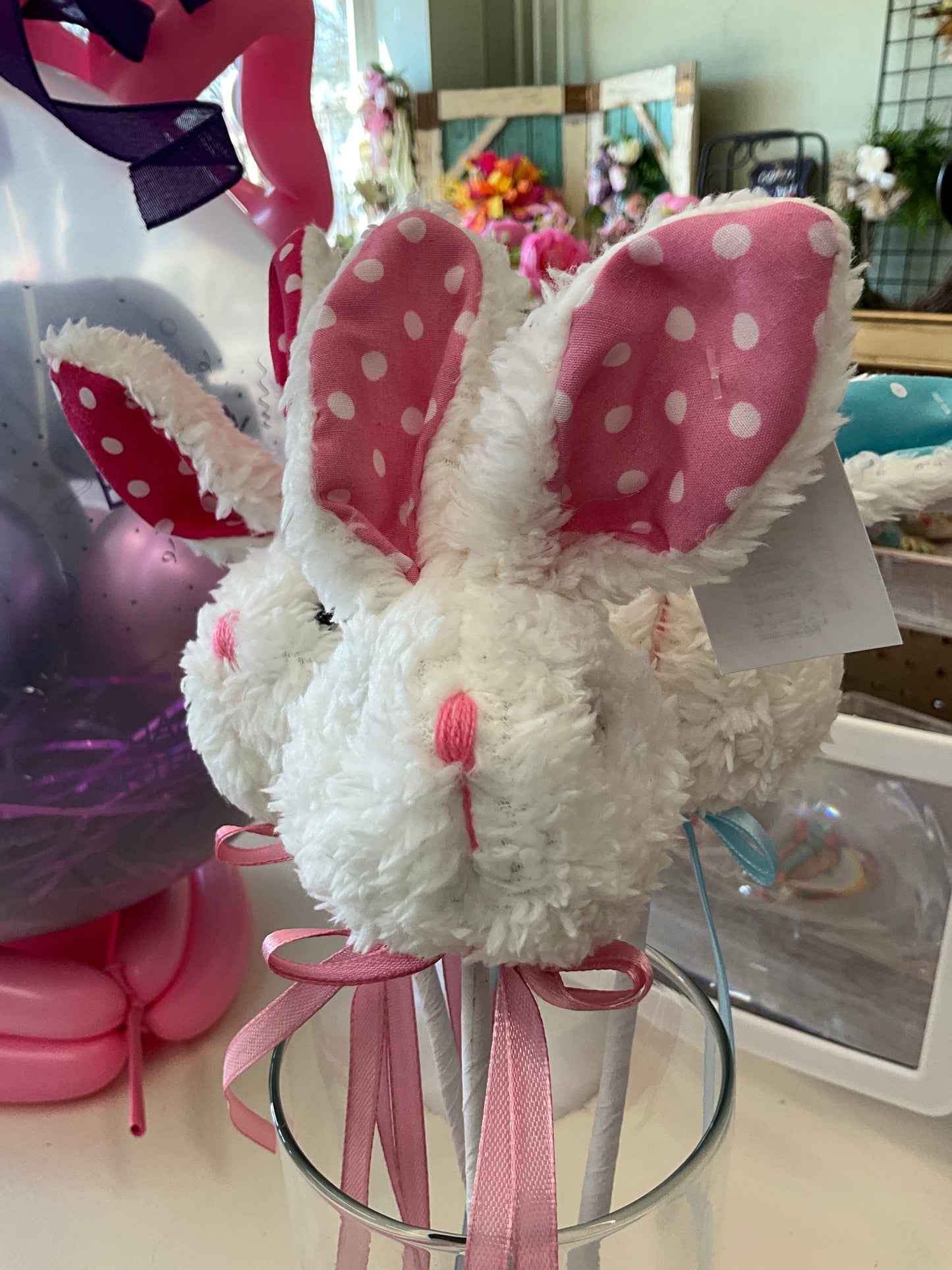 Bunny head assorted color - CancreekDesigns