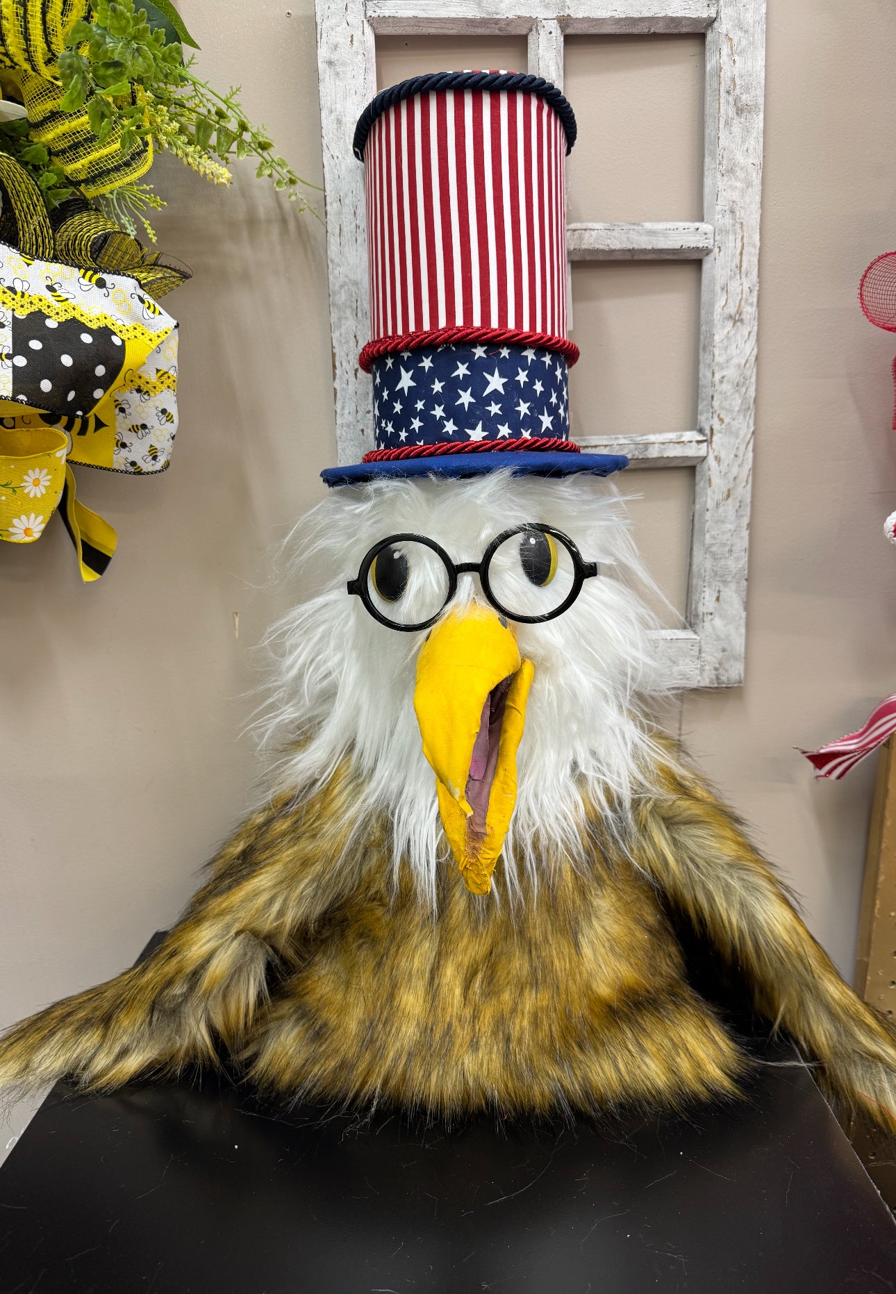Made to order. Patriotic eagle