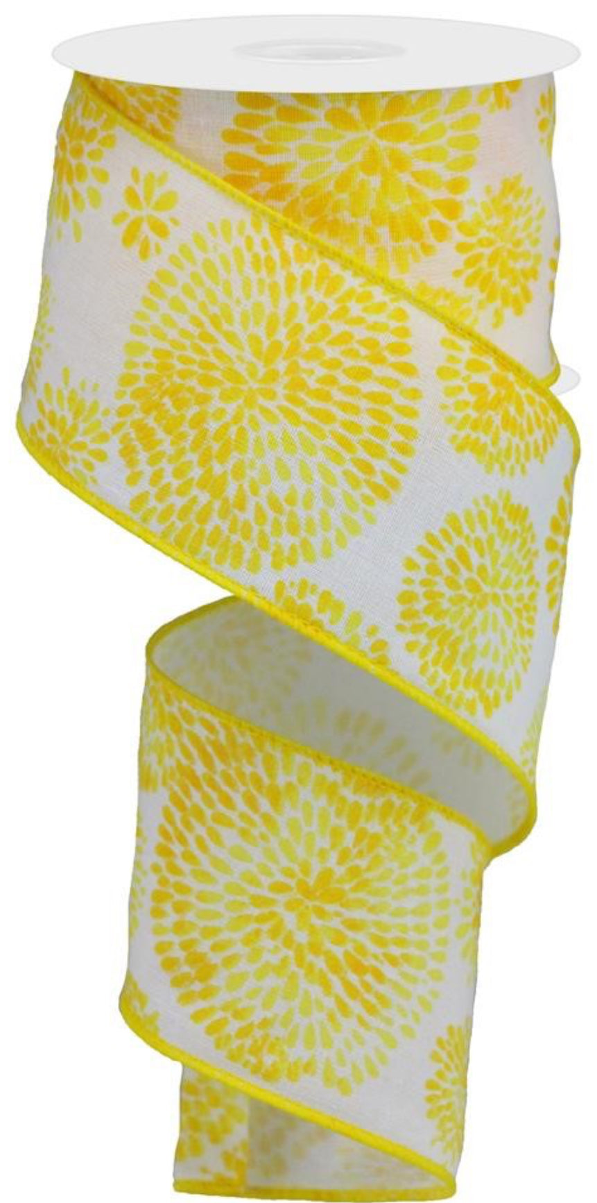 2.5" x 10yd Color Bursts On Polyester - CancreekDesigns