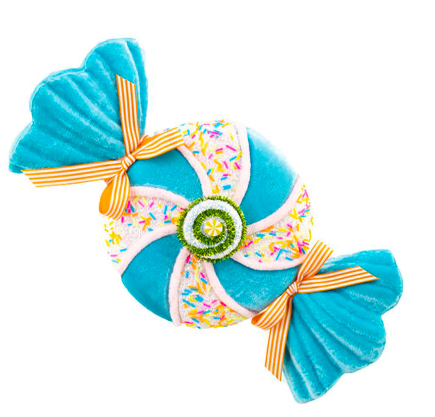 14” Blue Candy Swirl Wrapper - CancreekDesigns