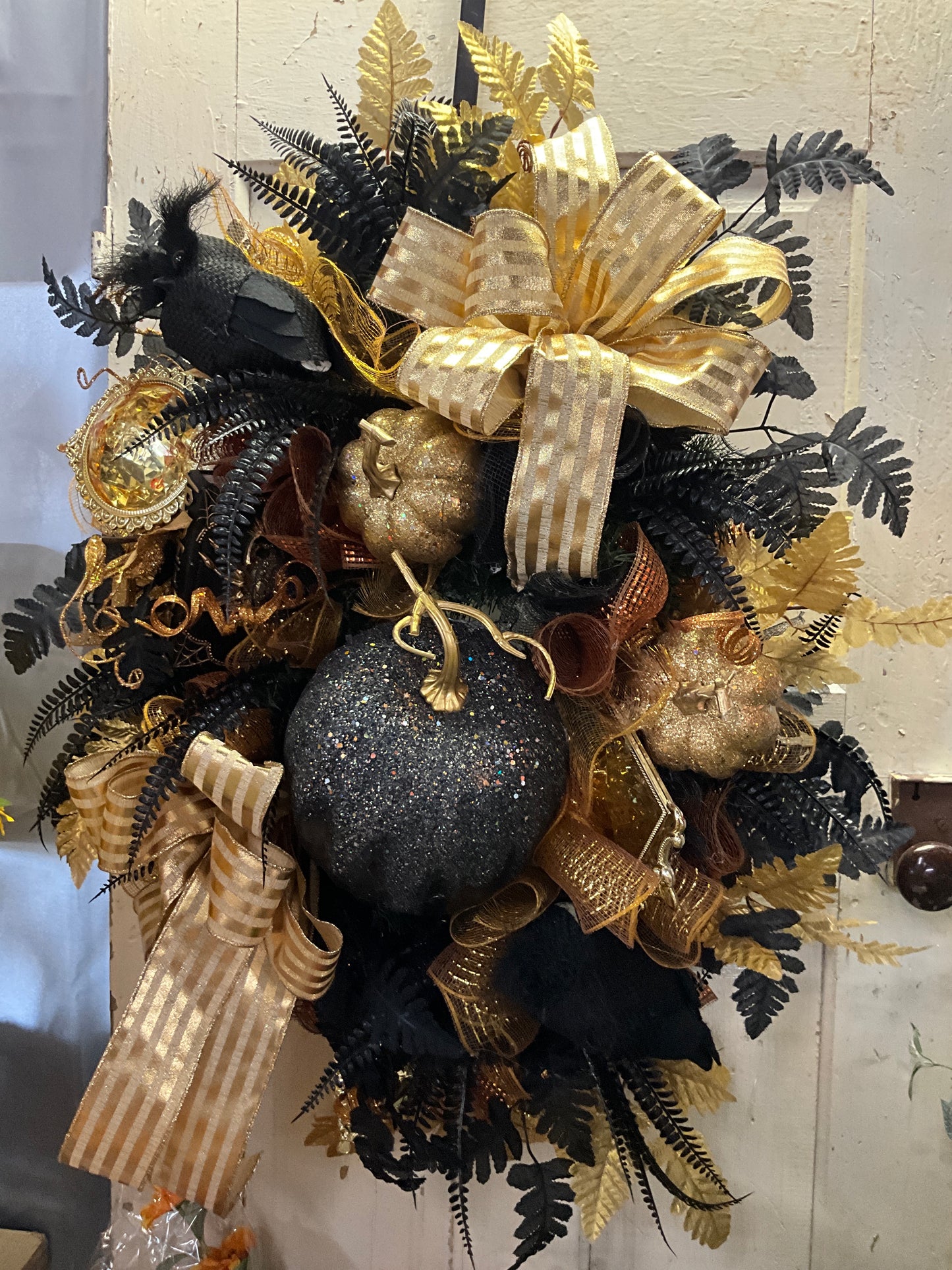 Glamorous Fall Wreath - CancreekDesigns