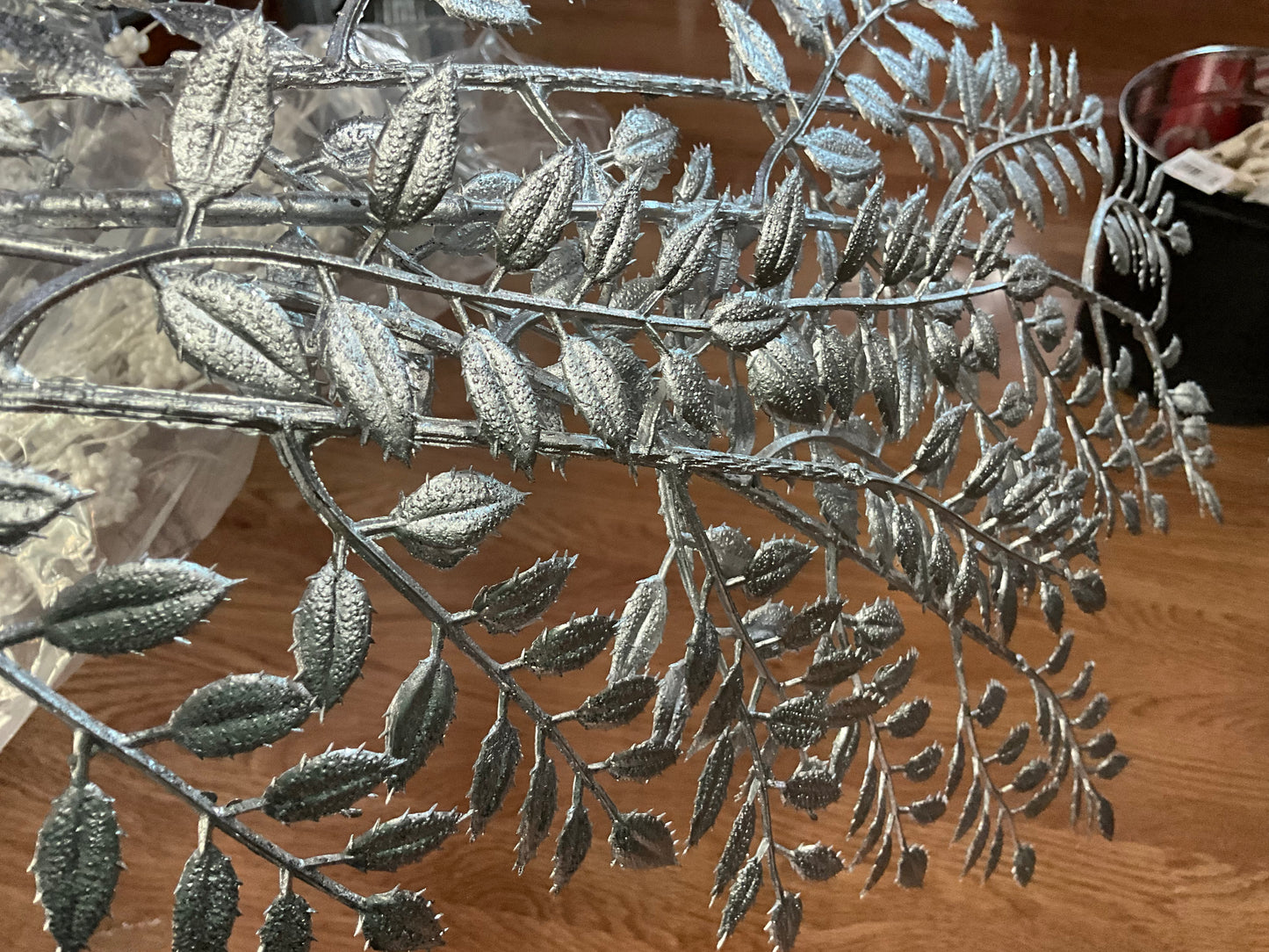 Silver Holly Leaf Pick - CancreekDesigns