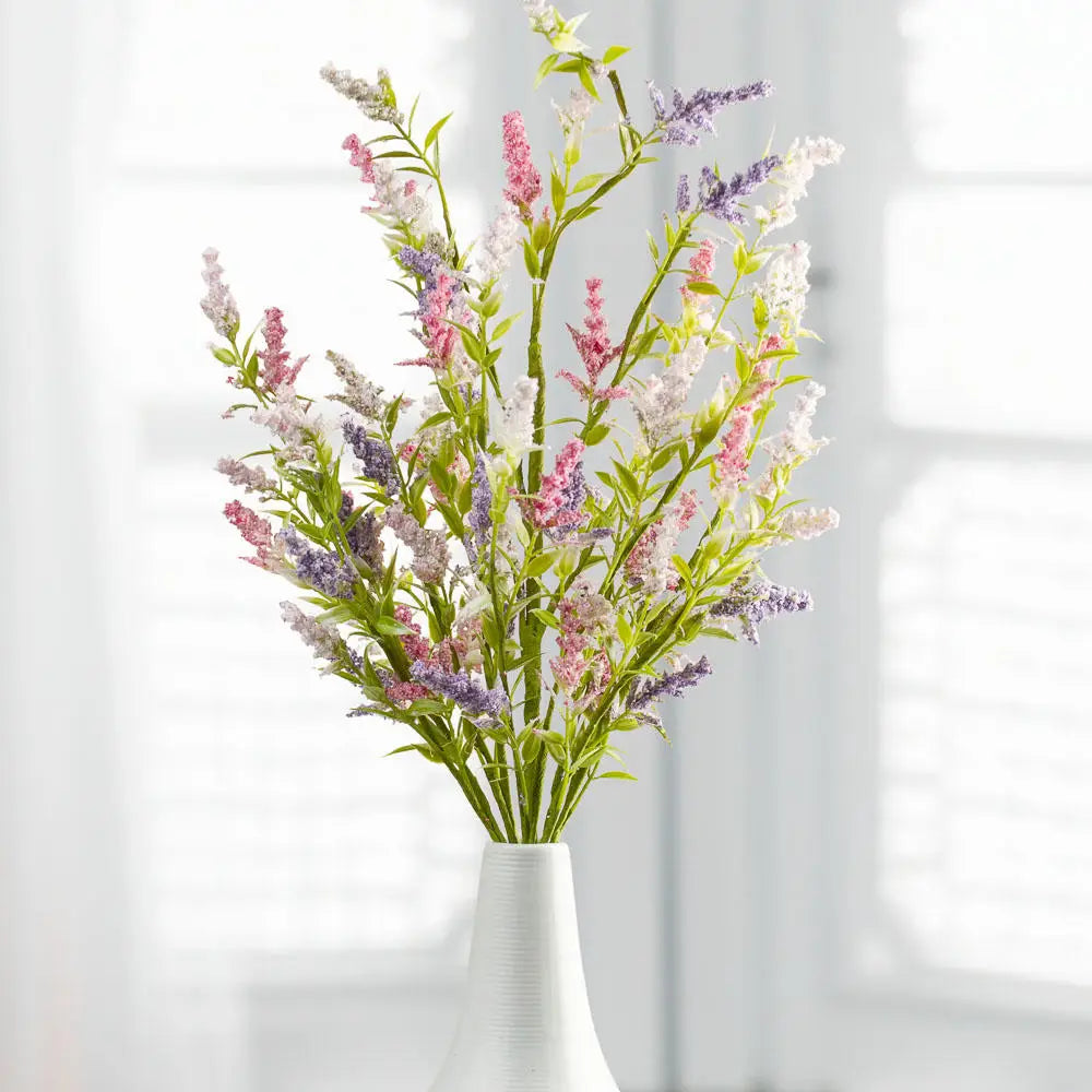 Faux Mixed Pastel Lavender Spray Spring and Summer Decor - CancreekDesigns