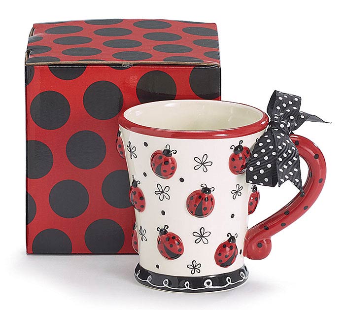 LADY B LADYBUG MUG - CancreekDesigns