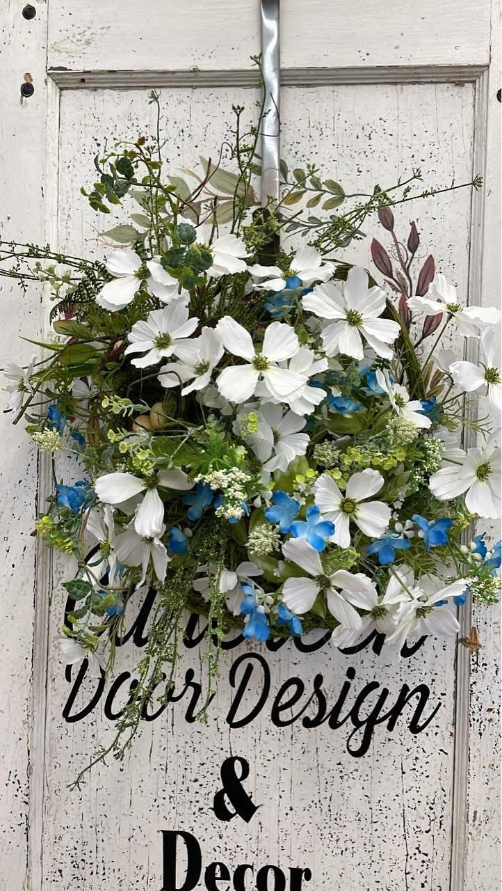 Crafting Class - Grapevine Basket Door Hanger, April 13, 2025 (in person) - CancreekDesigns