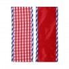 4"X5Y SPRING GINGHAM W/BORDER RIBBON