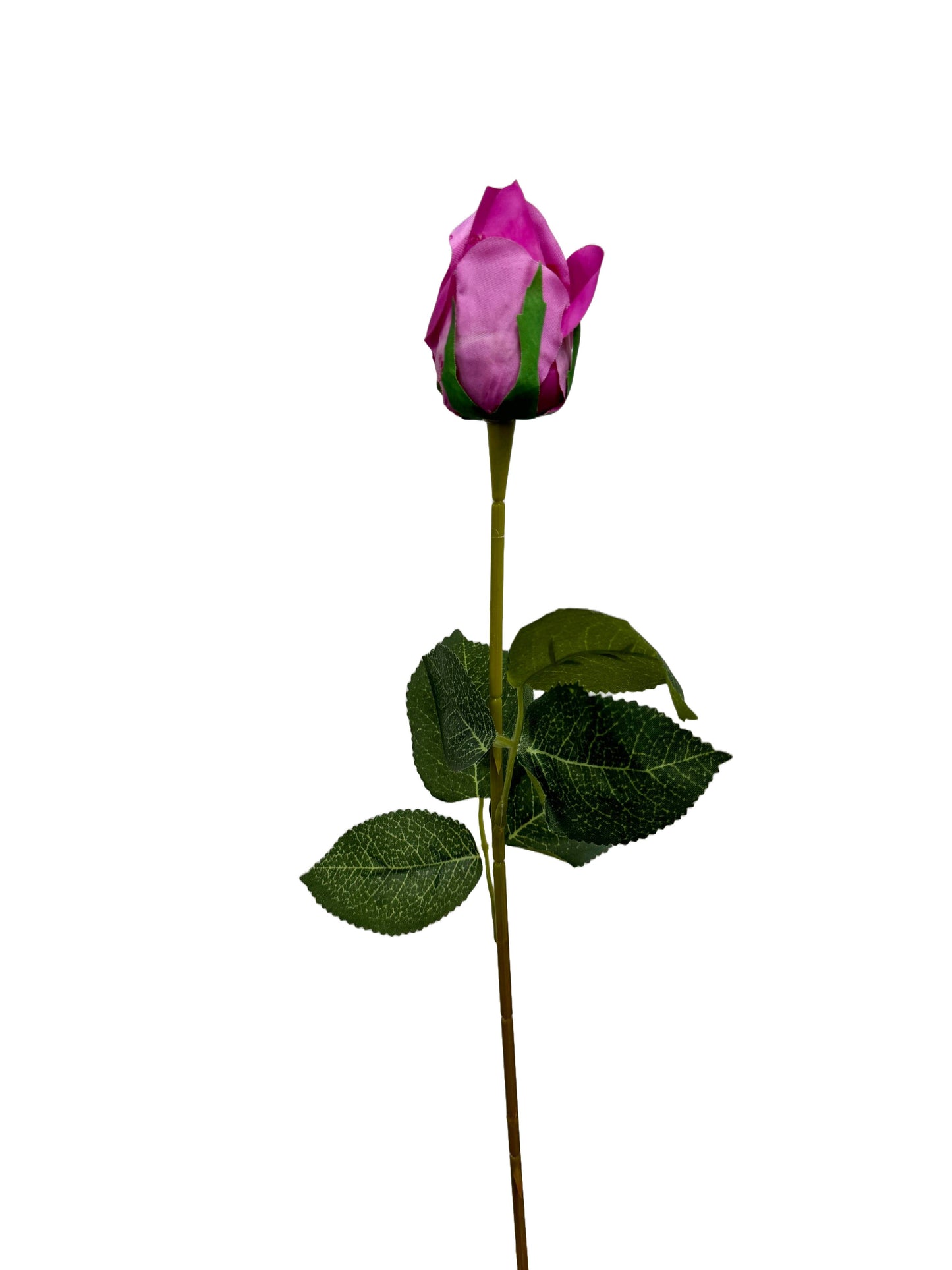 17" Ultra-Realistic Faux Rose Stem-Moisturized Coating: Natural White