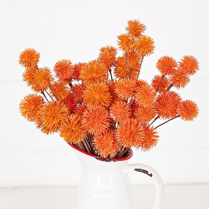 30300- 12in Pick-Orange Thistle Ball