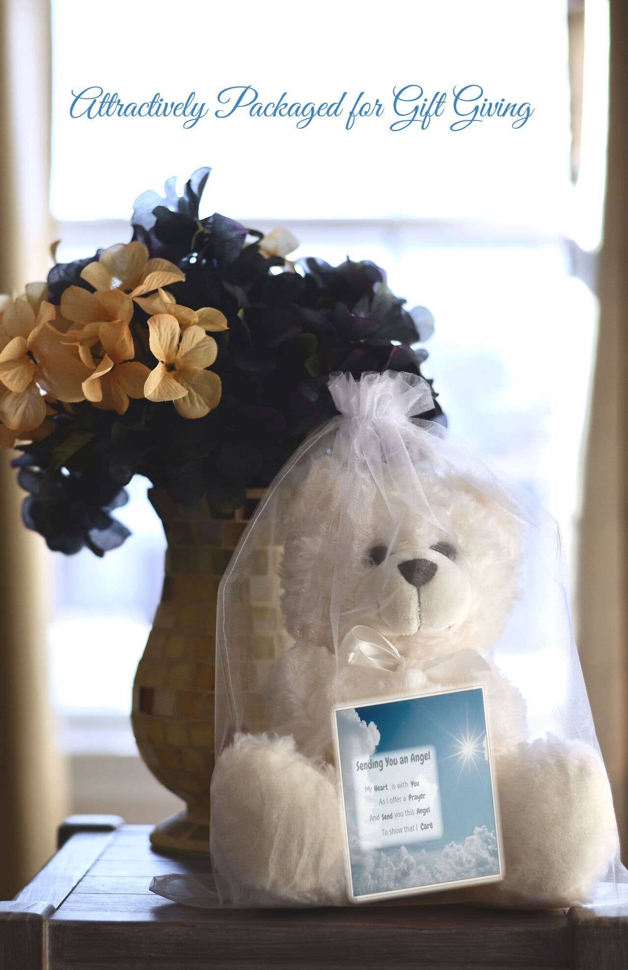Angel Bear Stuffed Animal for Grieving Child