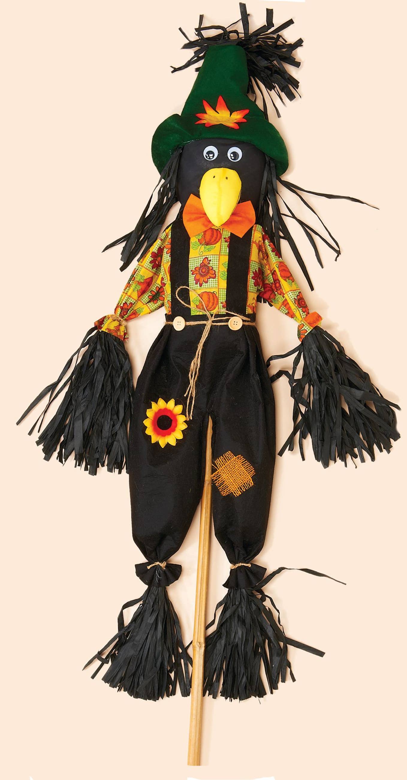 48" Crow On Pole