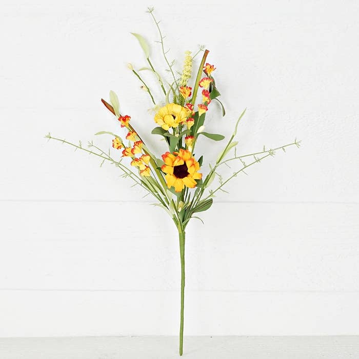 Holiday Depot Inc. - 30995- 19in Bush-Yellow Daisy with mountain flowers- - CancreekDesigns