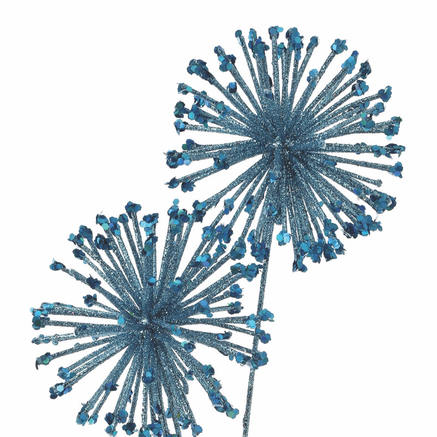 24 Glitter, sequin double starburst ball - CancreekDesigns