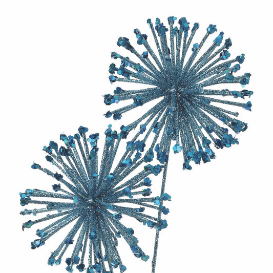 24 Glitter, sequin double starburst ball - CancreekDesigns