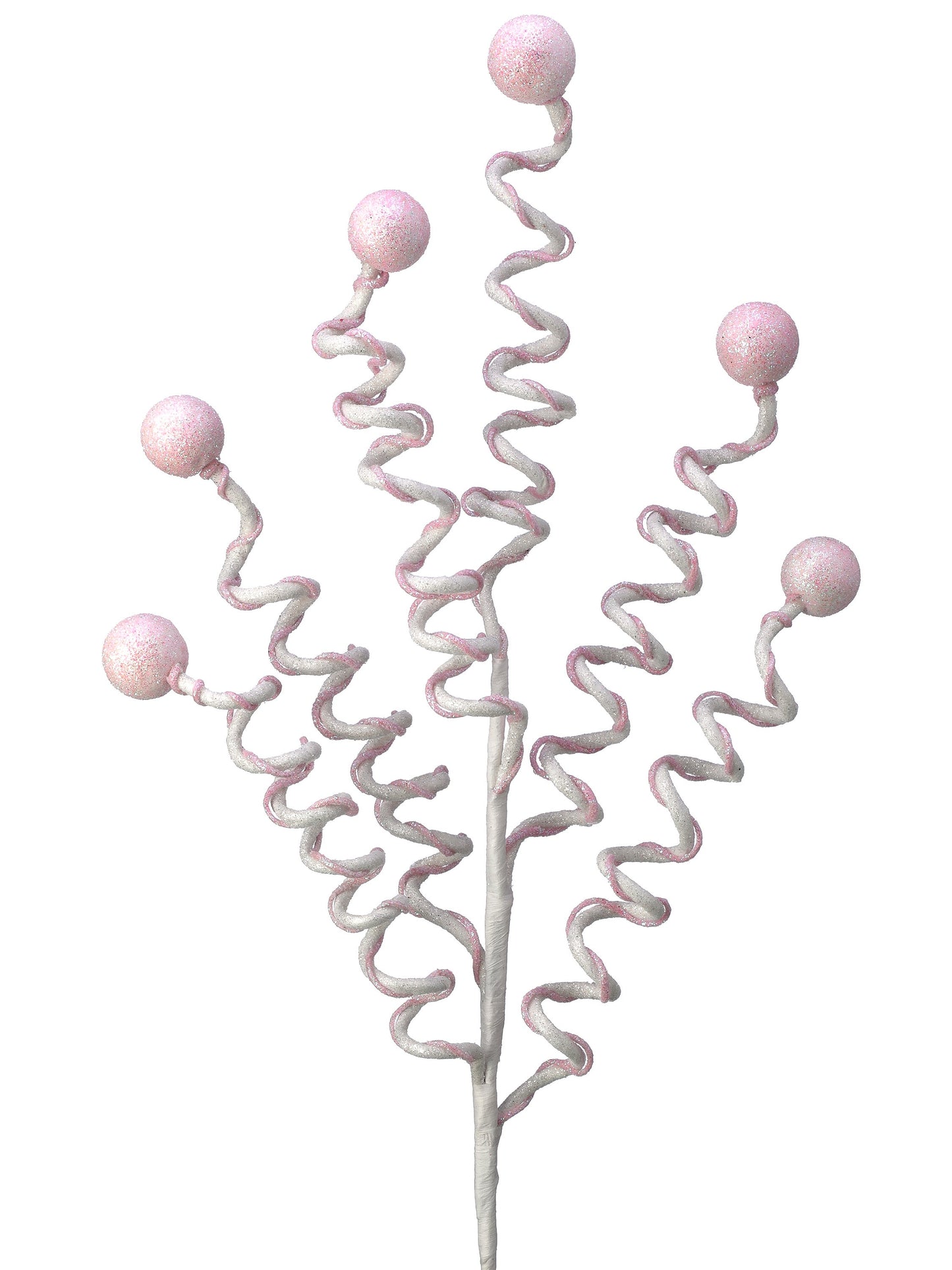 29" Candy, striped curl ball spray - CancreekDesigns