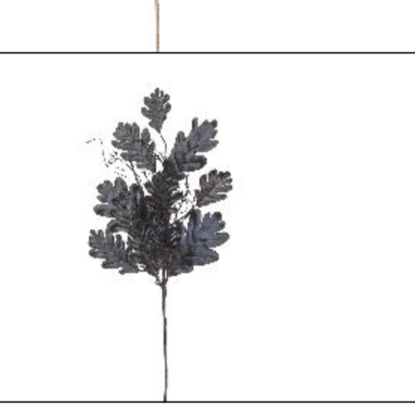 28” oak leaf spray, black - CancreekDesigns