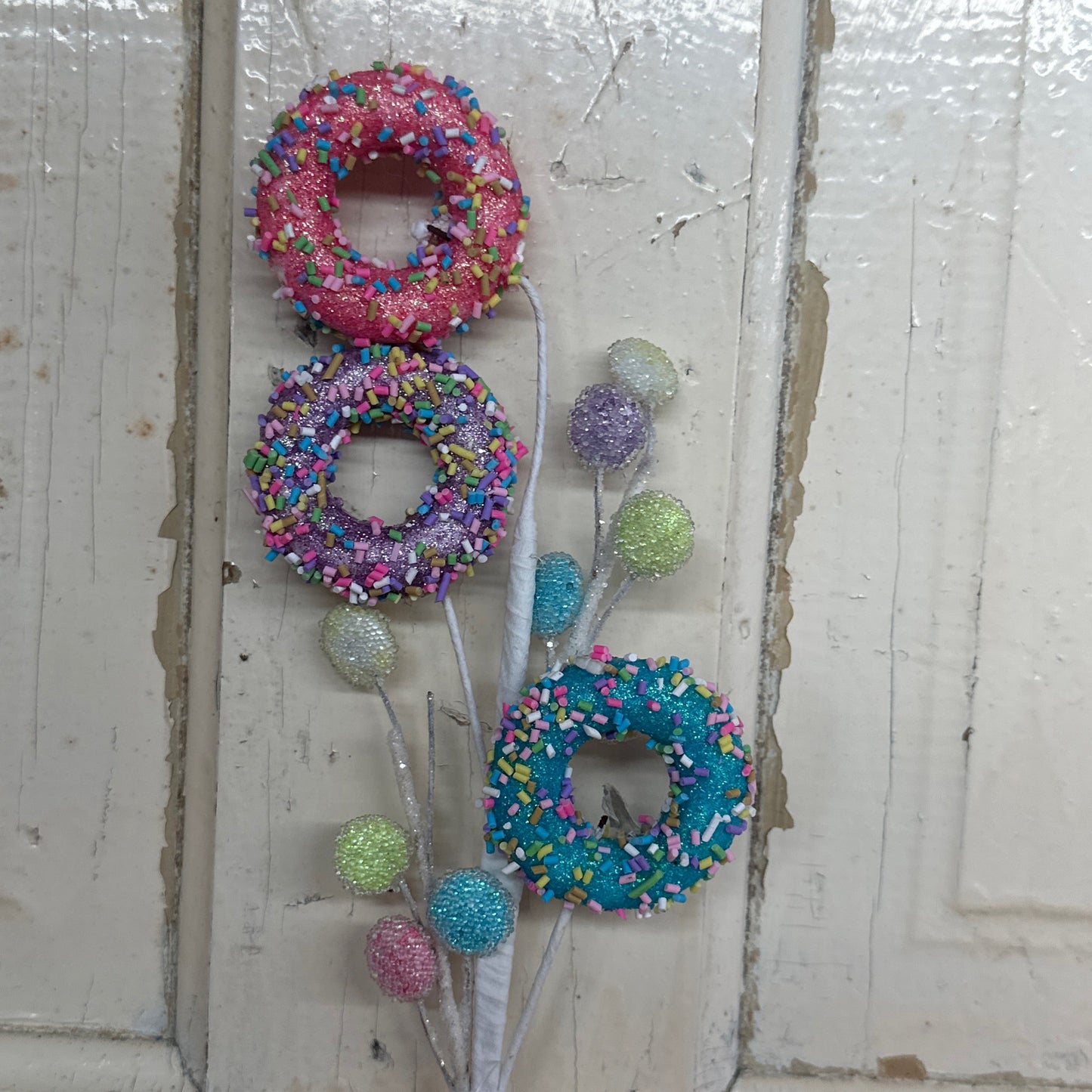 16"L Glitter Sprinkles Candy Pick - CancreekDesigns