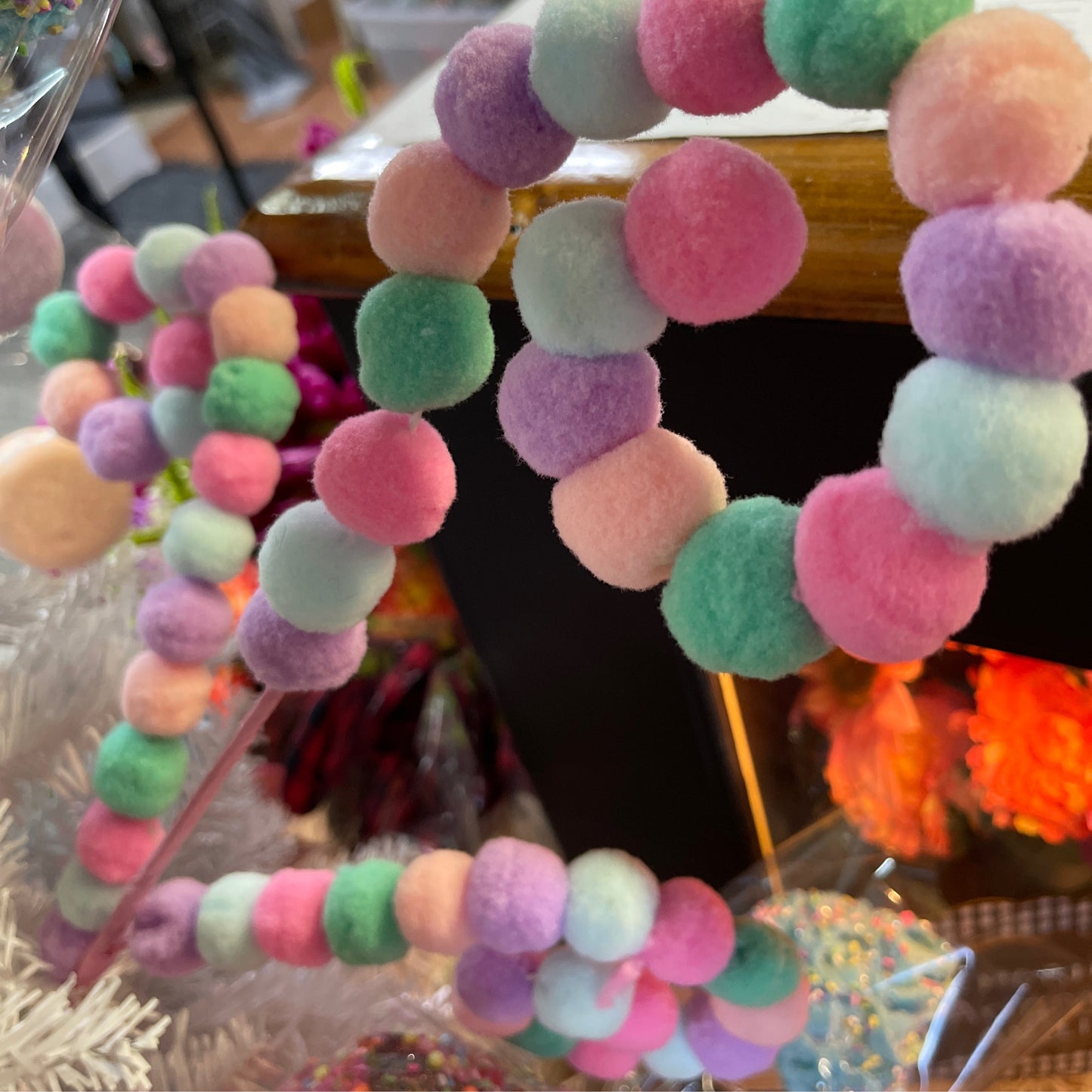 Felt Pom Pom Picks Pastels - CancreekDesigns