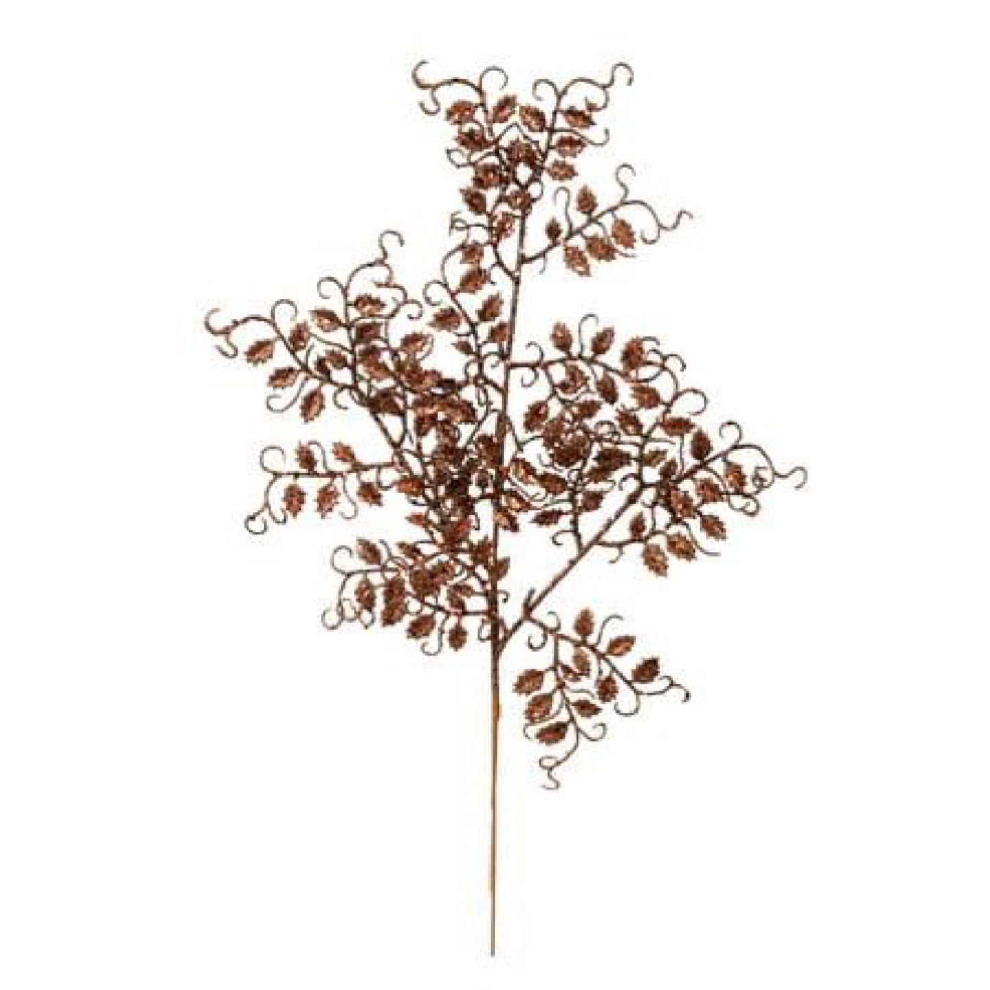Vickerman 22” Mini Ruscus Leaf Artificial Christmas Spray; chocolate - CancreekDesigns