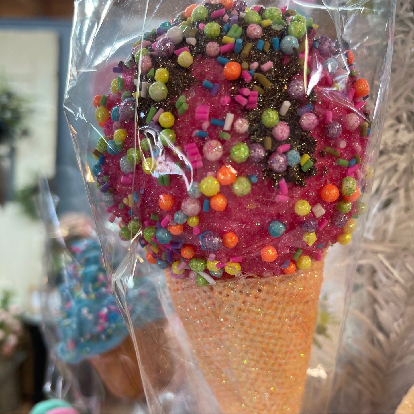 Sprinkle Ice Cream Cone - CancreekDesigns