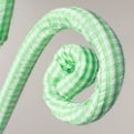Liberty Floral 29 Gingham Curly Spray: Green Spring Easter Holiday Decorative Stem - CancreekDesigns