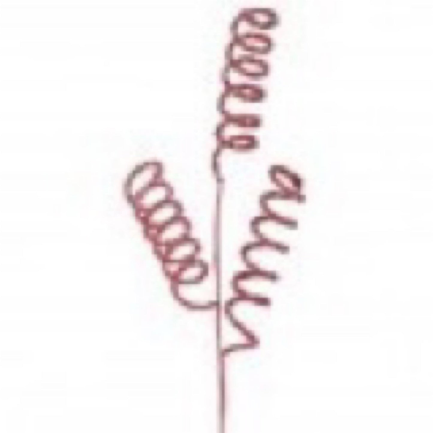 28 inch glitter, curly cue, spray, pink - CancreekDesigns