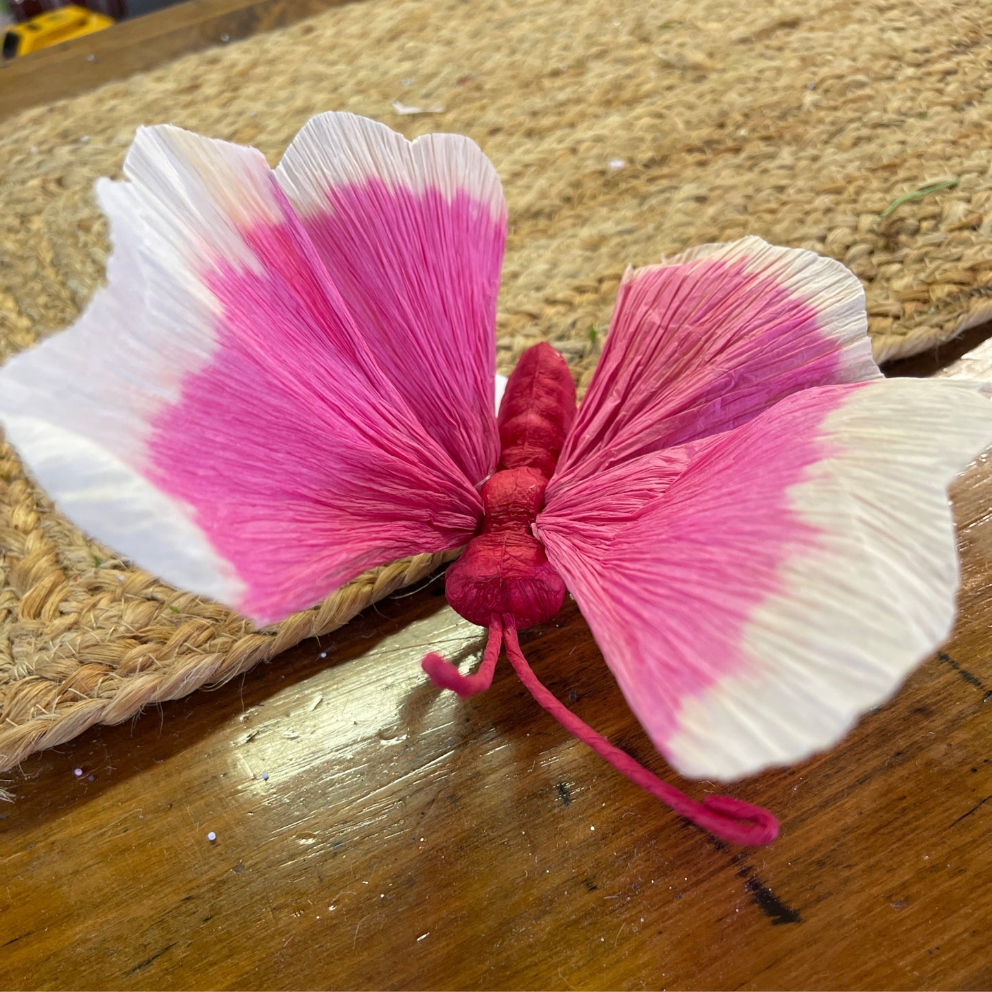 Paper Butterfly W/ Clip - CancreekDesigns