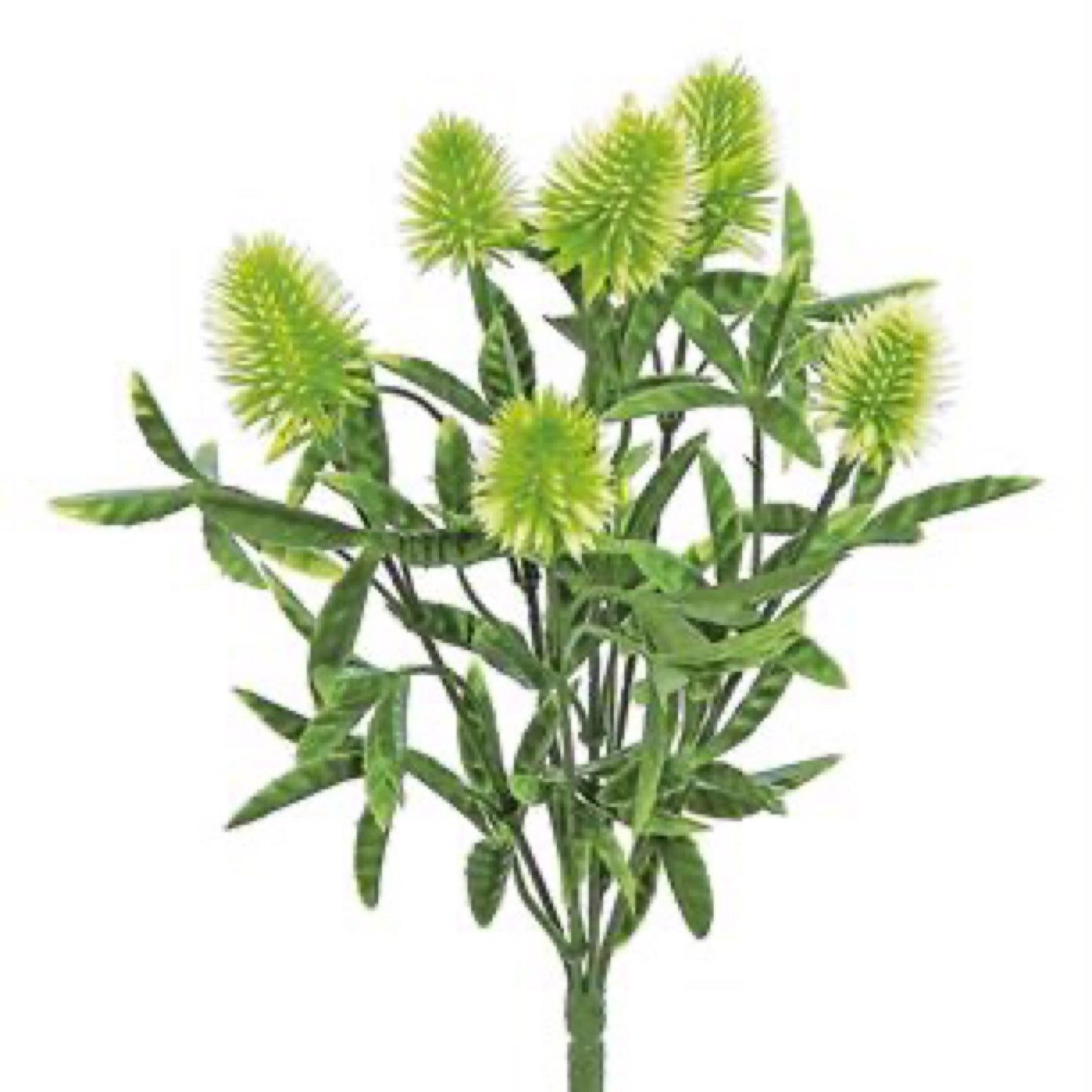 11” Cream/green Thistle Bush - CancreekDesigns