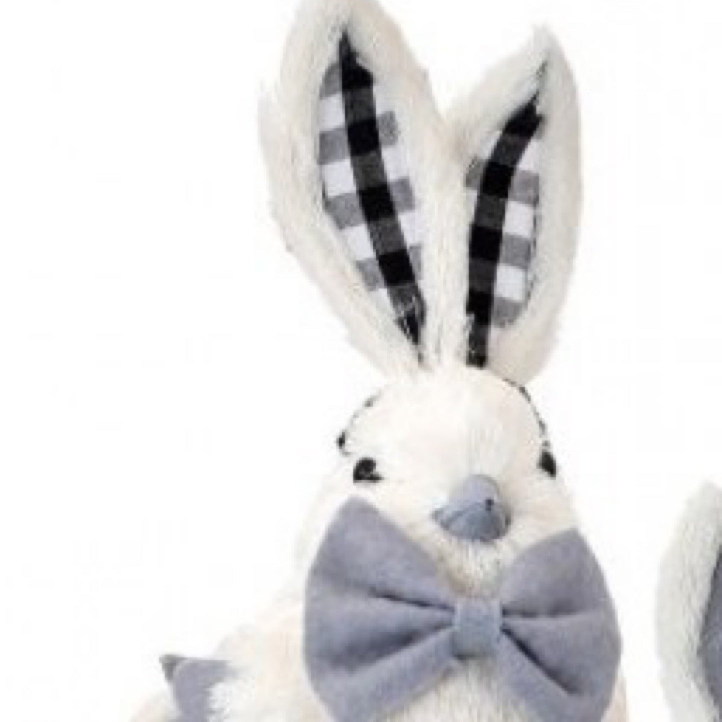 Sisal bow tie Easter chick 9” - CancreekDesigns