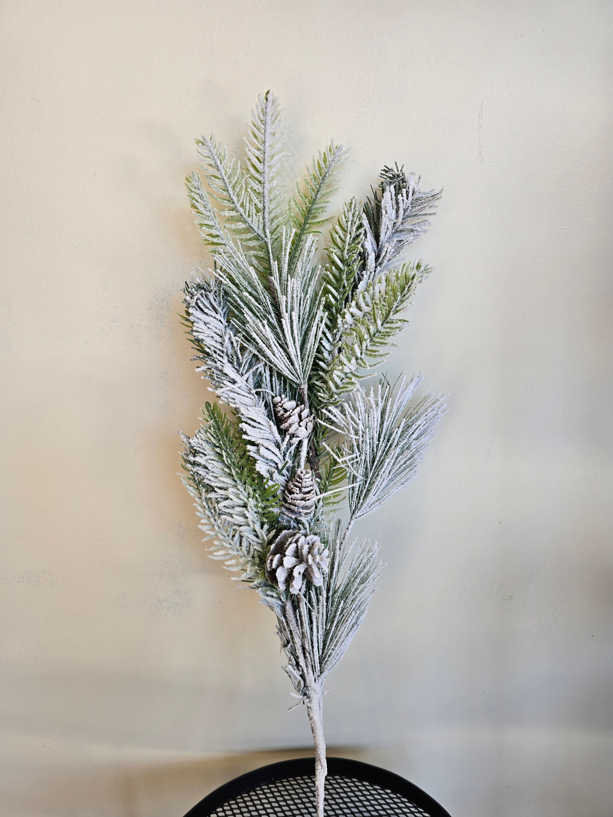 Heavy Snow Flocked Mix Pines