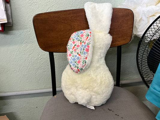 Fluffy rabbit pillow or hanger