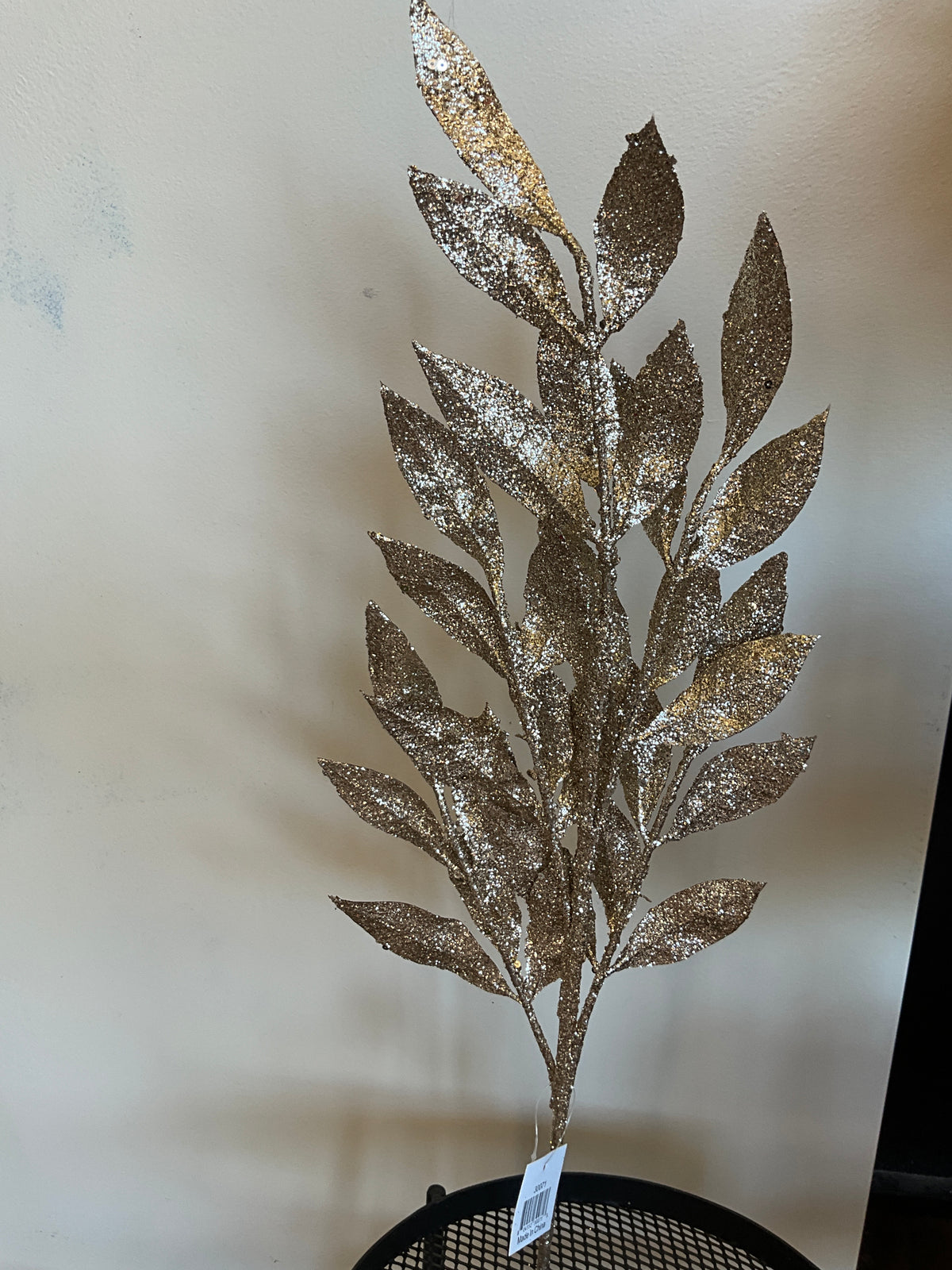 31in Spray-Glittered Bay Leaves-CH-
