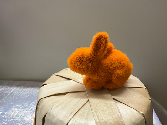 Flocked Mini Rabbit - CancreekDesigns